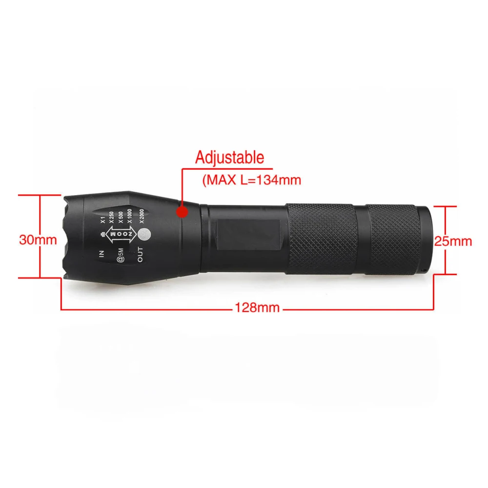 90000LM T6 LED Flashlight Torch 5 Modes Lantern Self Defense Tactical Portable Light Powerful Waterproof Bulb Camping Lamp Torch