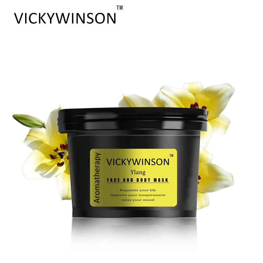 Ароматерапевтический скраб VICKYWINSON Ylang 50 г отшелушивающий гель для тела крем