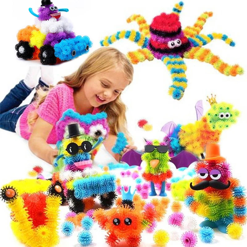 Сборные блоки для колючий шар сделай сам 200-1000 шт. игрушки 3d-модель строительные