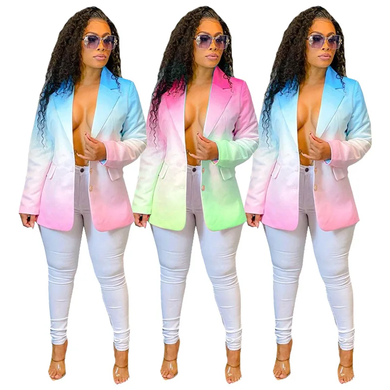 2021 New Autumn And Winter Fashion Leisure Gradient Contrast Color Blazers Suit Coat
2021 New Autumn And Winter Fashion Leisure Gradient Contrast Color Blazers Suit Coat