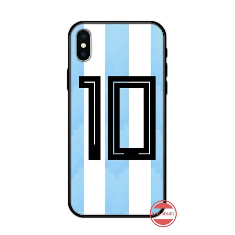 Милый чехол для телефона с футбольным номером iphone 5 5s 5c se 6 6s 7 8 plus x xs xr 11 pro max |