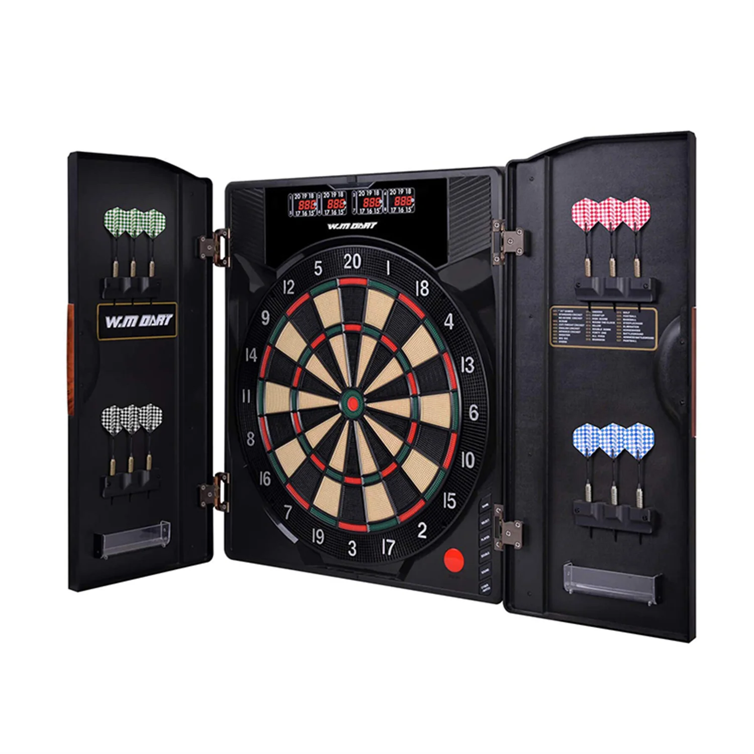 Professional Electronic Dartboard With Cabinet Automatic Scoring Darts Board Set Home Office Entertainment Dart Machine