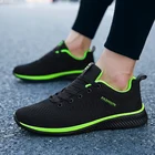 Кроссовки дышащие сетчатые для мужчин и женщин, Повседневная модная уличная теннисная обувь с вулканизированной подошвой, легкая спортивная обувь для бега