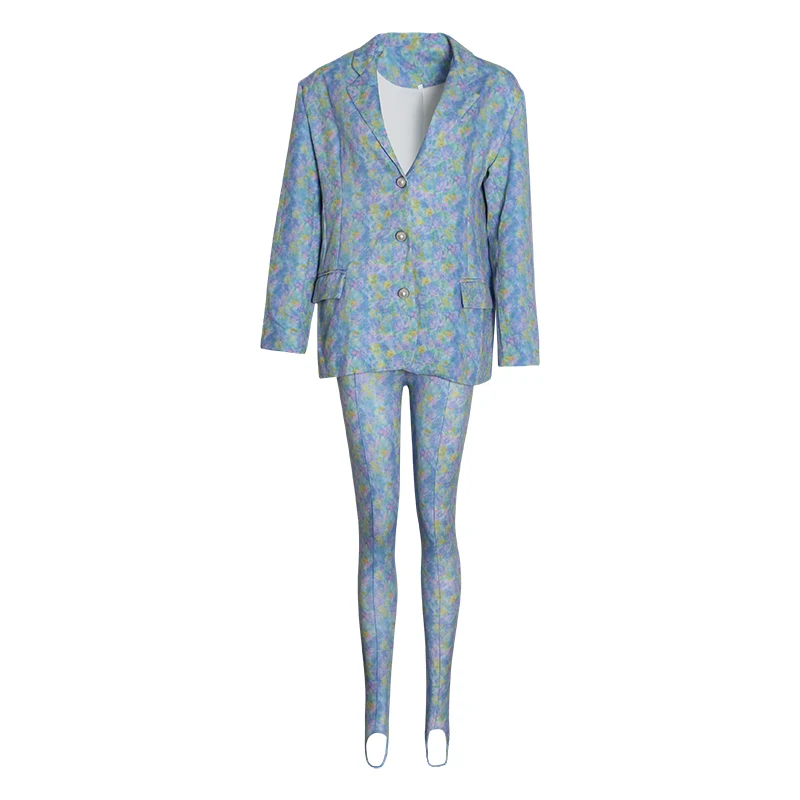 TWOTWINSTYLE Элегантный женский костюм с принтом комбинезон для новорожденных