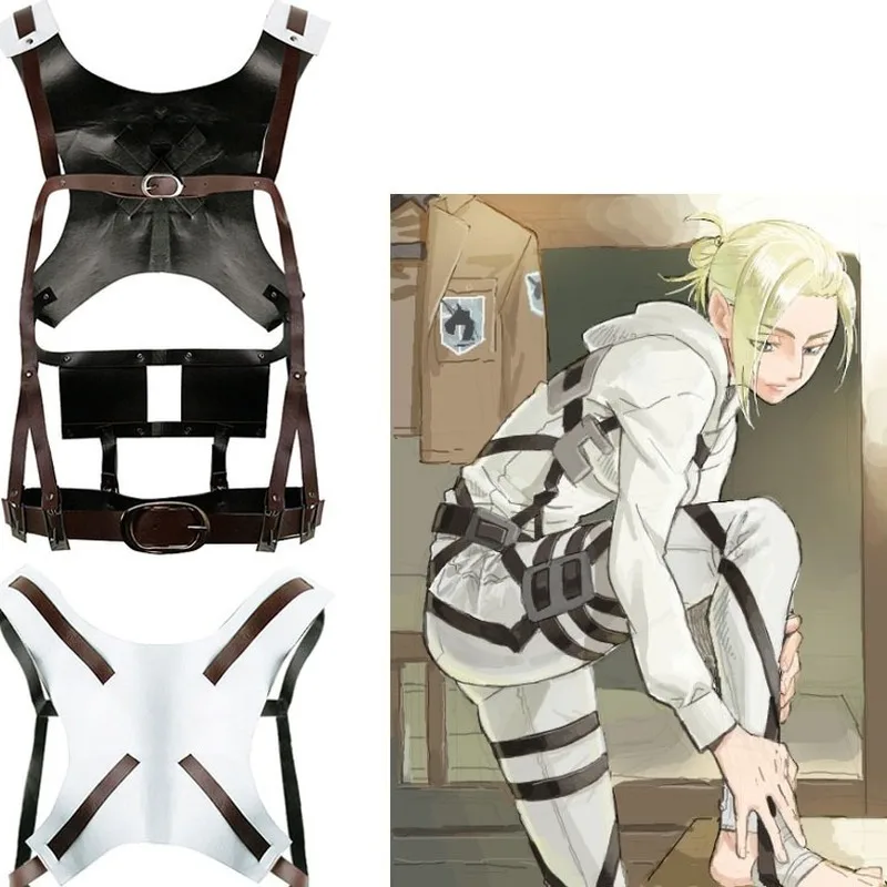 Attack On Titan Anime Cosplay Halloween Cosplay Costume For Adult Adjustable Belt Sets Heroic Corps Harness Belt Straps
