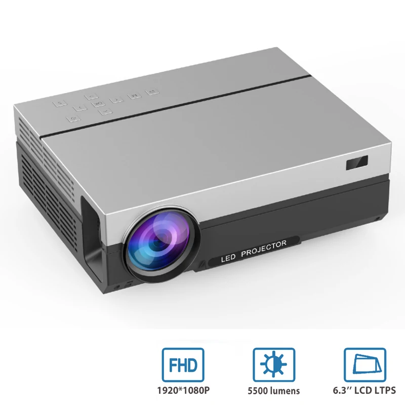 Проектор T26K Full HD 1080P 5500 лм Wi Fi AC3|Проекторы для домашнего кинотеатра| |