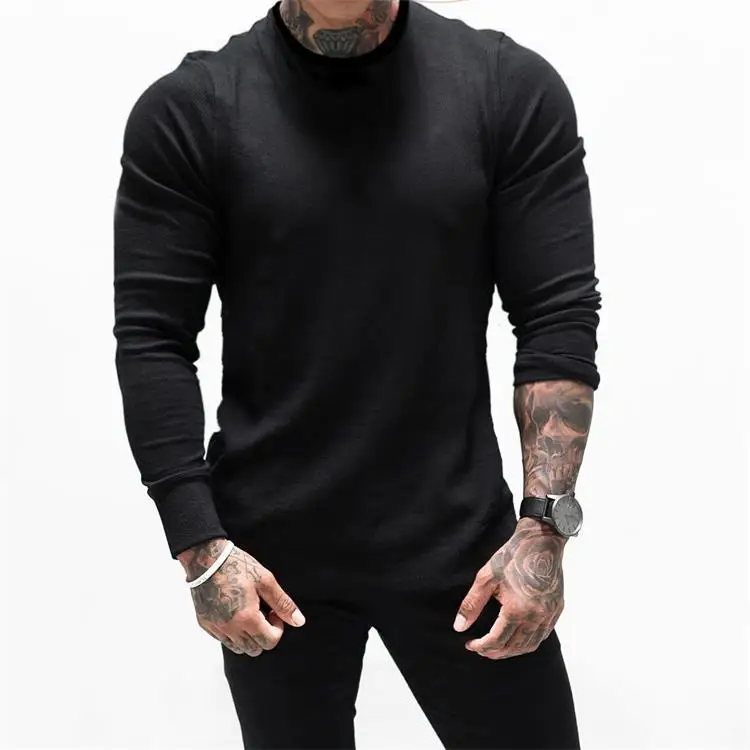 

Men's Sweater Thin Wool Long Sleeve Stand Collar Pullover Sweaters Men Fashion Casual Business Bottoming Shirts