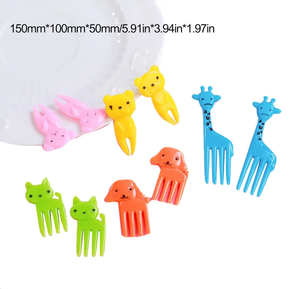 

Cute Cartoon Children Toothpick Hardworking Ants Fruit Forks Dessert Salad Forks Tableware For Party Home