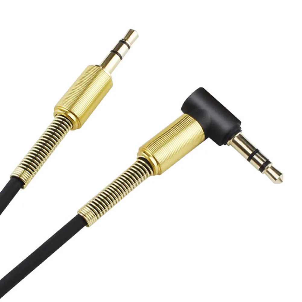 3 5 мм Штекерный AUX прямой пружинный кабель аудио адаптер Шнур для автомобильного