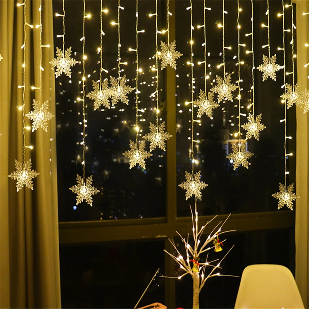

3.5m Snowflake LED Light Christmas Tree Decorations Navidad 2021 Xmas Gift Christmas Decorations for Home New Year Home Decor