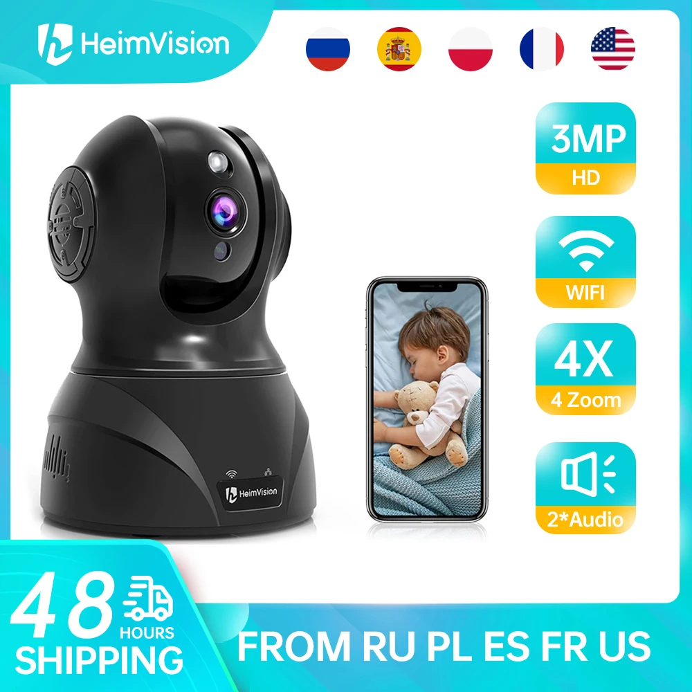 IP камера видеонаблюдения HeimVision HMC02MQ 3 Мп 2K Wi Fi PTZ|Камеры видеонаблюдения| |