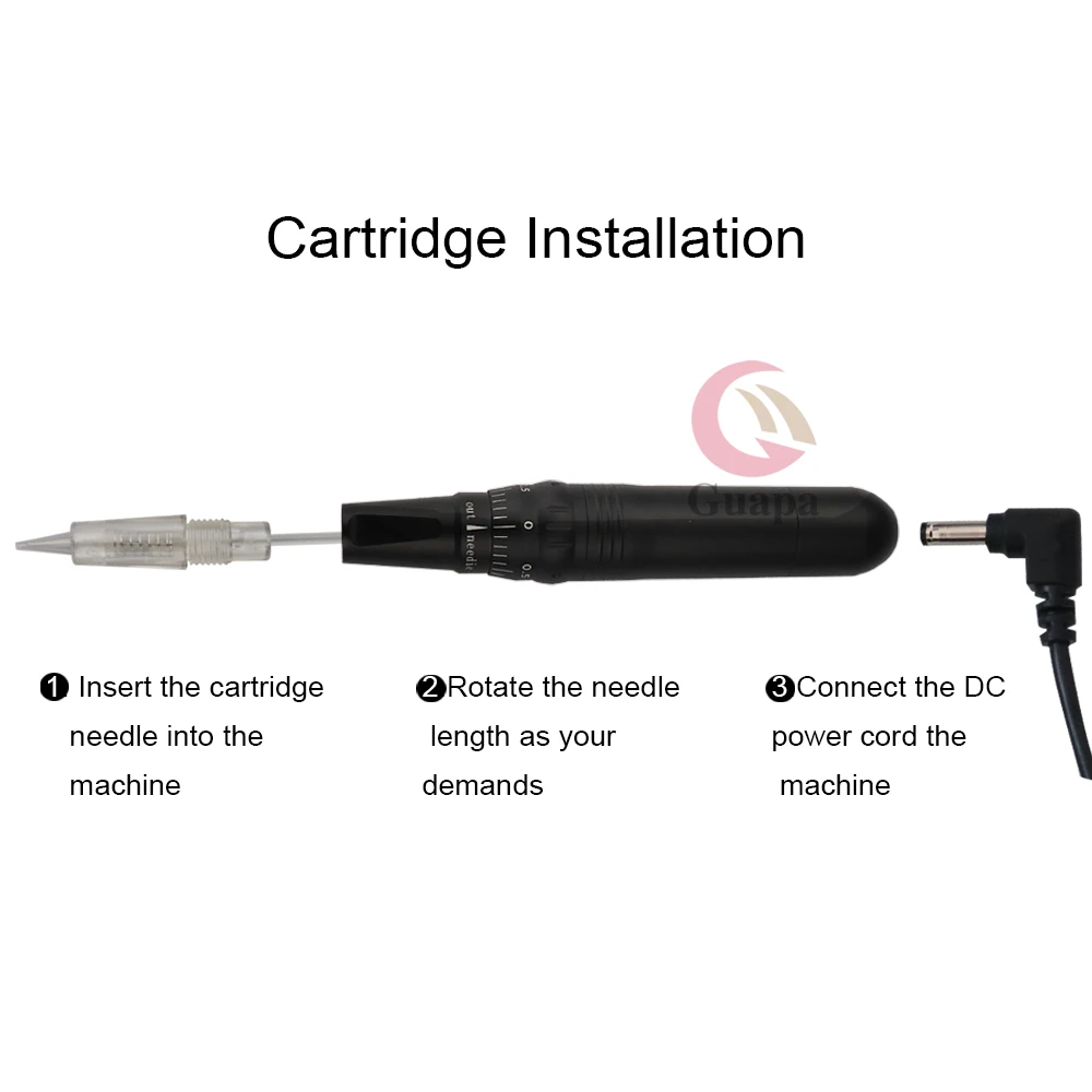 Машинка для микроблейдинга Перманентная ручка макияжа татуажа бровей 12 В