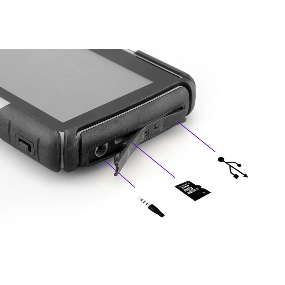 Портативное навигационное устройство для мотоцикла 4 3 дюйма 256 Мб + 8 Гб|GPS