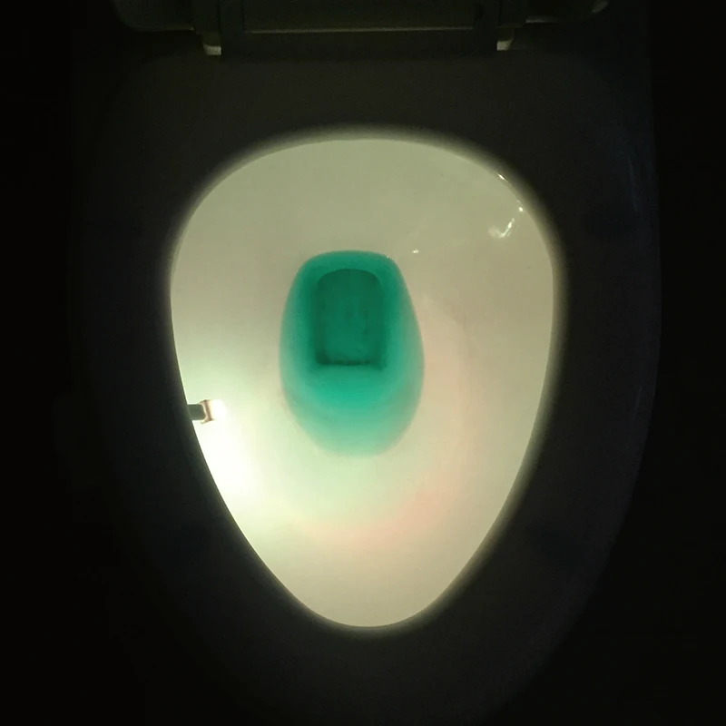 Светодиодный ночник WC Туалет водонепроницаемый PIP датчик движения Ванная комната Туалет свет ночная подсветка