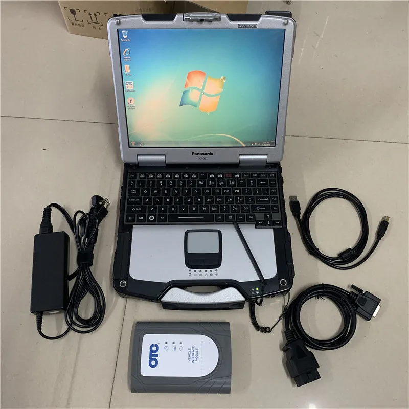 for TOYOTA OTC Latest Software Global Techstream GTS OTC VIM OBD Scanner OTC Scanner for Toyota IT3 ssd v17.00 with cf-30 laptop
