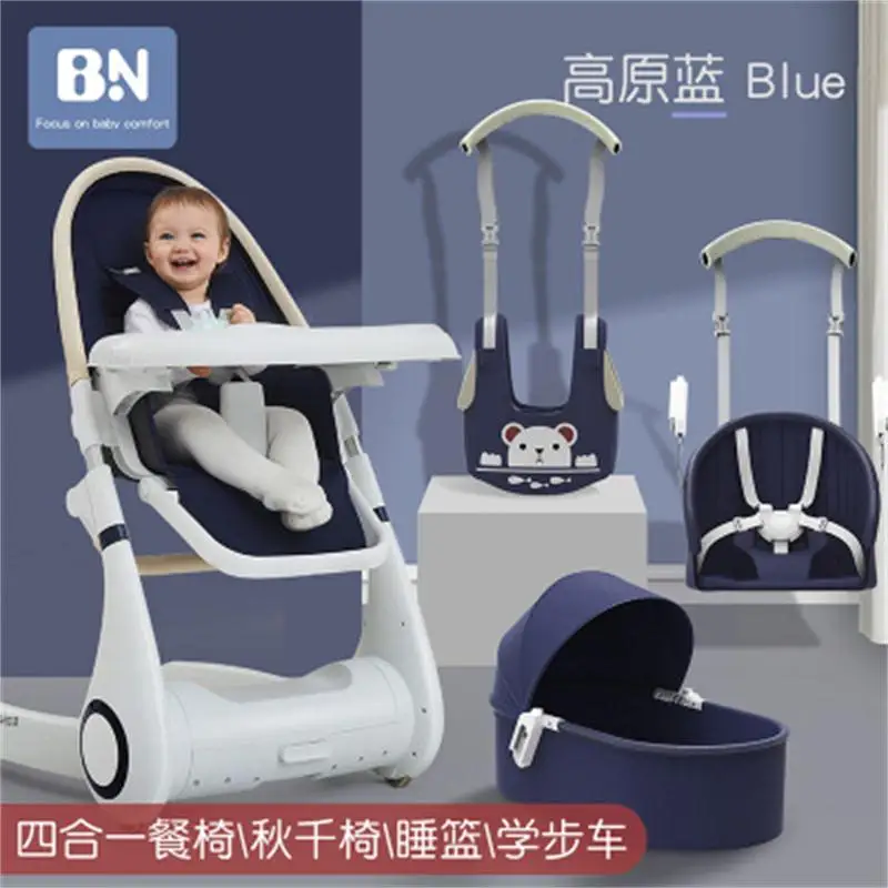 

Teknum Baby High Chair Rushed Metal Baby Highchair Children Feeding Chairs Brand Seat For Eating Snack Tray Send Mat
