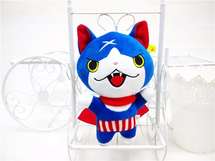 20cm Yokai Watch Toy Jibanyan Komasan Whisper Plush Stuffed Animals Toys Doll for Kids Children | Игрушки и хобби