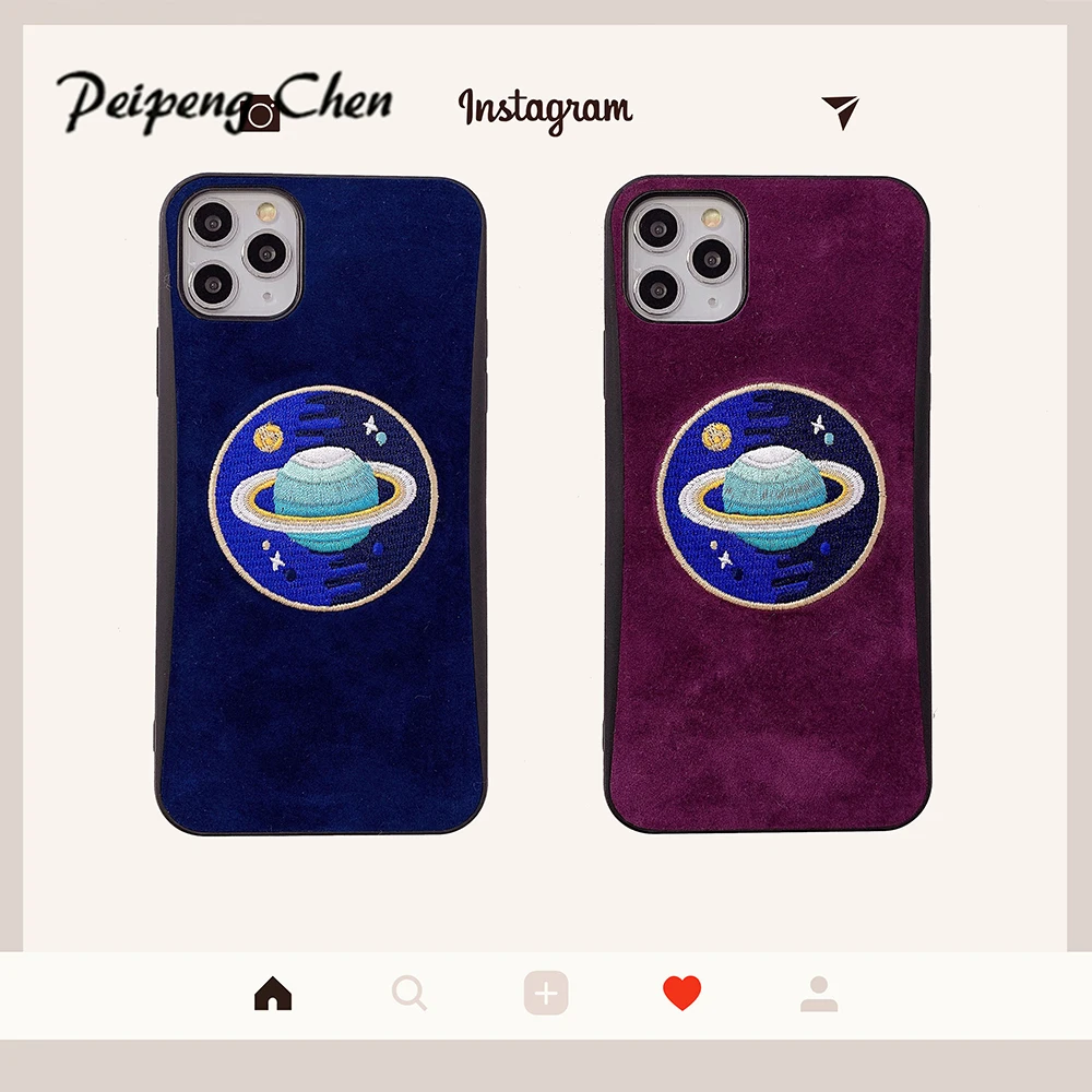 Силиконовый мягкий чехол Ponoe для Apple iPhone 11 Pro XS Max XR X 7 8 6 S Plus кожаный с узором