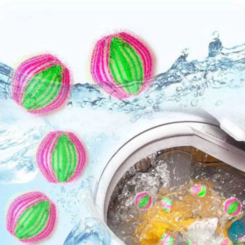 12pcs Nylon Laundry Ball Decontamination For Washing Machine Hair Fluff Grabbing Laundry Sticking And Removing Hair Removal #4