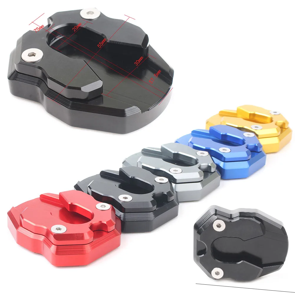 

Motorcycle CNC Foot Side Stand Extension Enlarger Pad Plate For Yamaha Nmax 155 2015-2020 2016 XMAX 300 2017 2018 2019 2020 2021