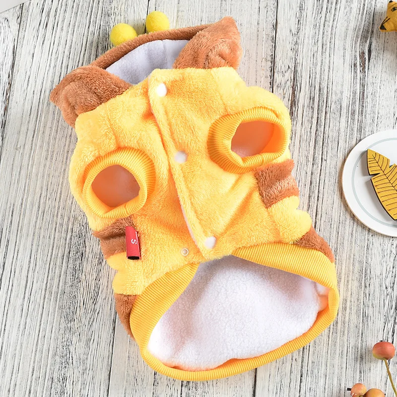 

New Small Medium Dog Open Button Clothes Pets Cat Dog Jacket Coat Winter Puppy Outfit Corgi Poodle Teddy French Bulldog Apparel