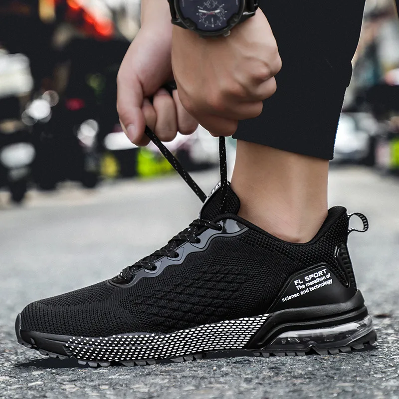 Весна 2020 Мужская Спортивная обувь попкорн воздушной подушке беговая Обувь Fly