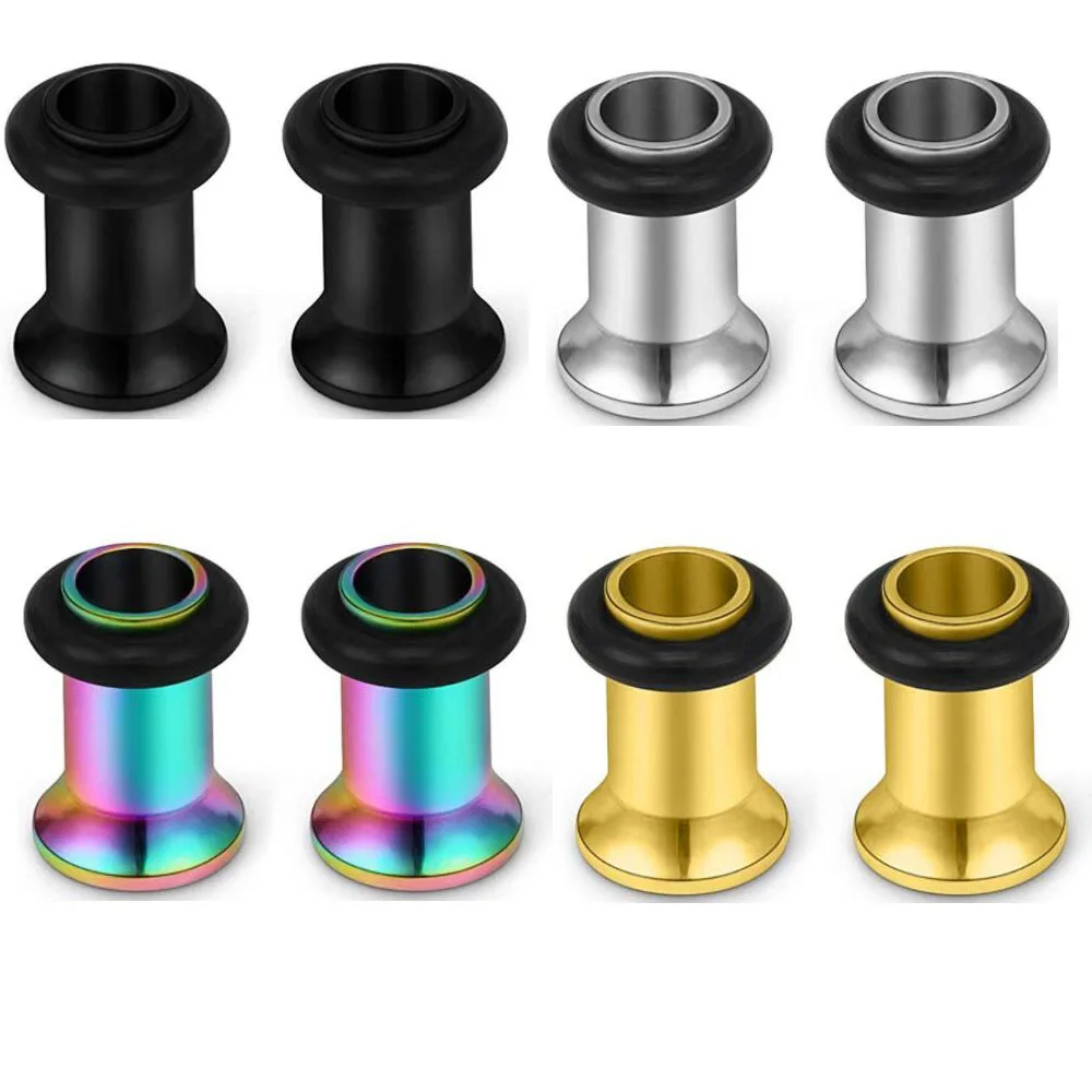 Туннель Для Пирсинга Ушей из хирургической стали 3 14 мм|Украшения для тела| |