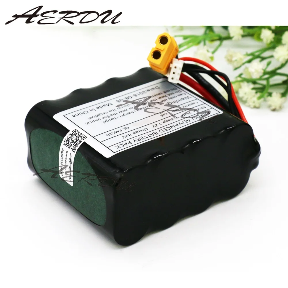 AERDU 7 2 V 2S4P 14Ah 4 v UAV комплект литий-ионный батарей 8 для 18650 NO BMS Drone RC boat car toy высокая