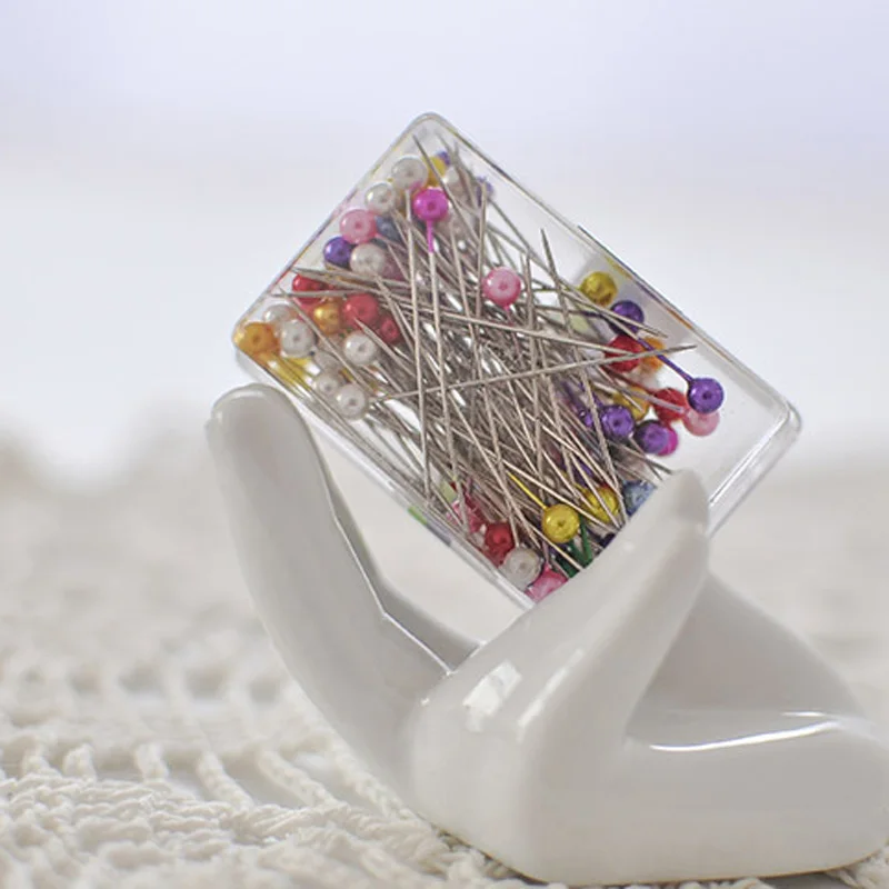 100 шт./компл. 36 мм перламутровая игла с круглой головкой одёжная булавка швейные