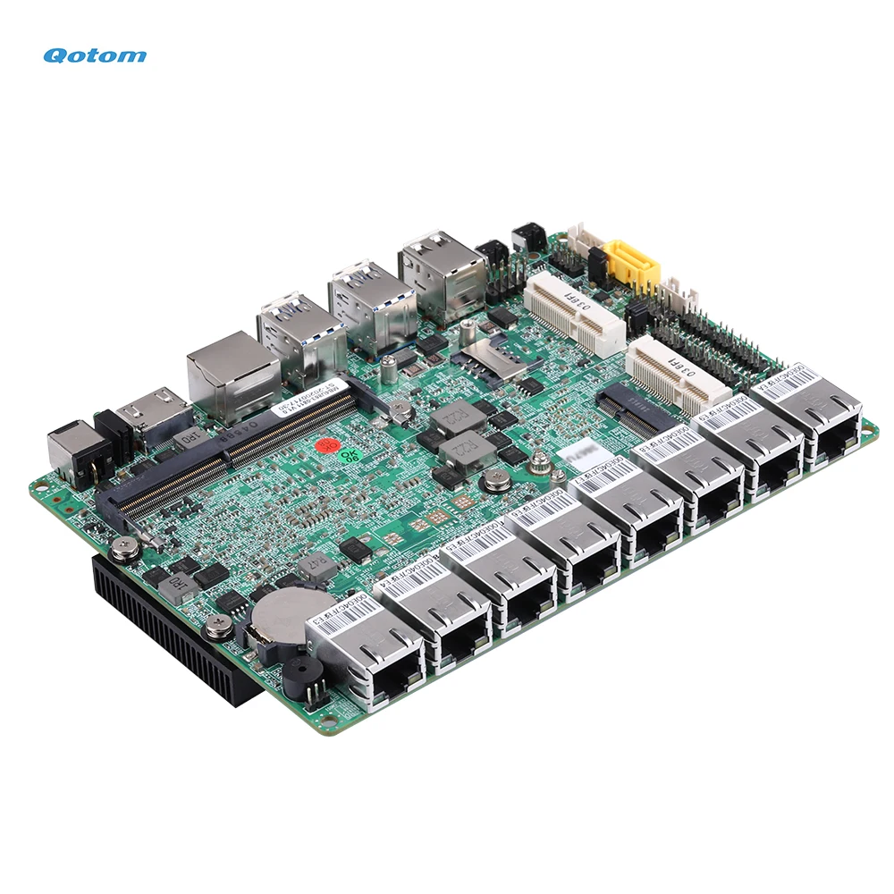 Qotom Mini PC Core i3 Processor Onboard 8x Intel Gigabit LAN Ports Home Office Advanced Router Firewall | Компьютеры и офис