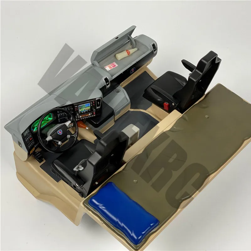 

Cab Center Console Interior Kit for 1/14 Scale Remote Control Tractor Hercules Scania R620 R470 R730