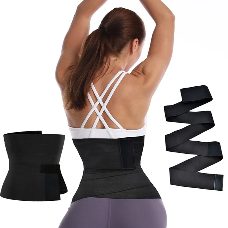 

Women Waist Trimmer Weight Loss Waist Training Sauna Belt Sauna Slimming Belt Waist Trimmer Sauna Belt Sweat Belt Body Shaper