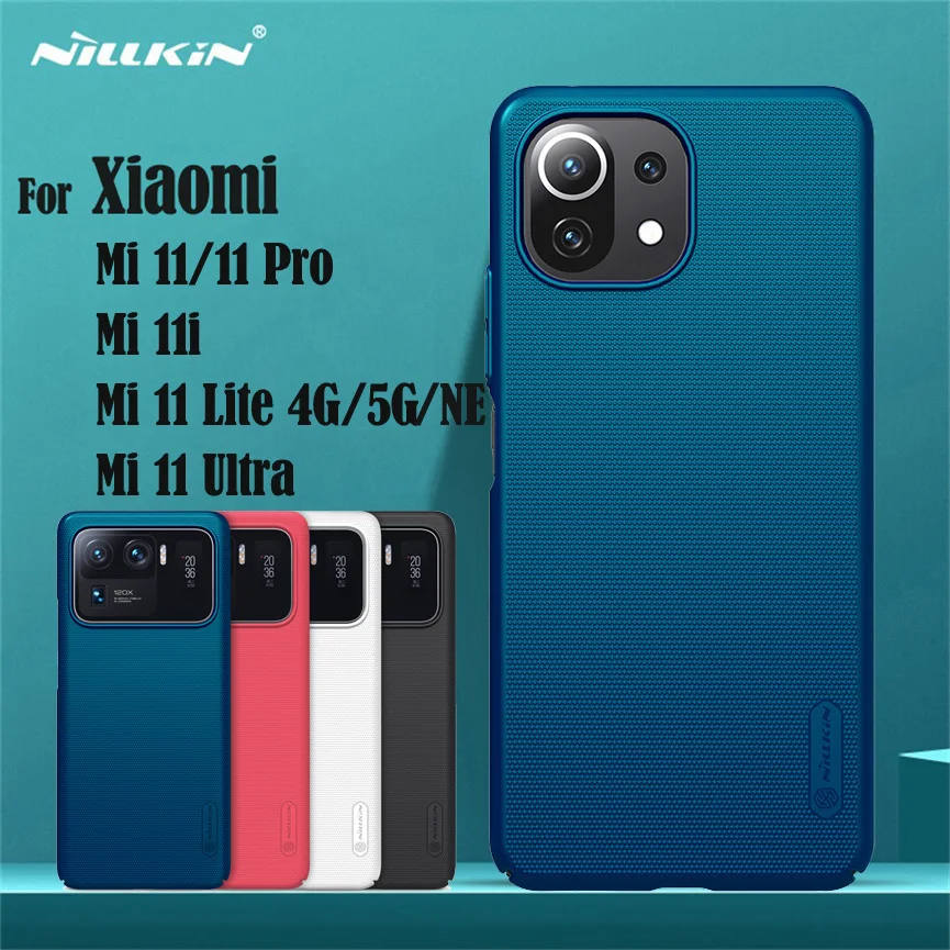 Для Xiaomi Mi 11 Lite 4G 5G NE чехол Nillkin матовый Твердый для телефонов защитная задняя