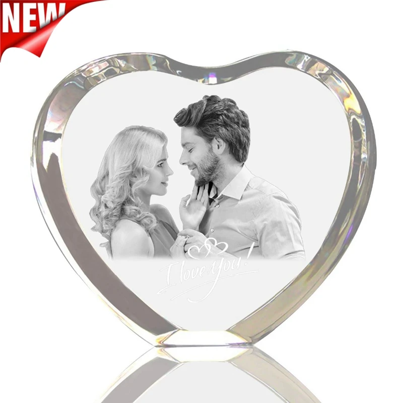 Персонализированная 2D/3D лазерная гравировка гравированное Хрустальное стекло