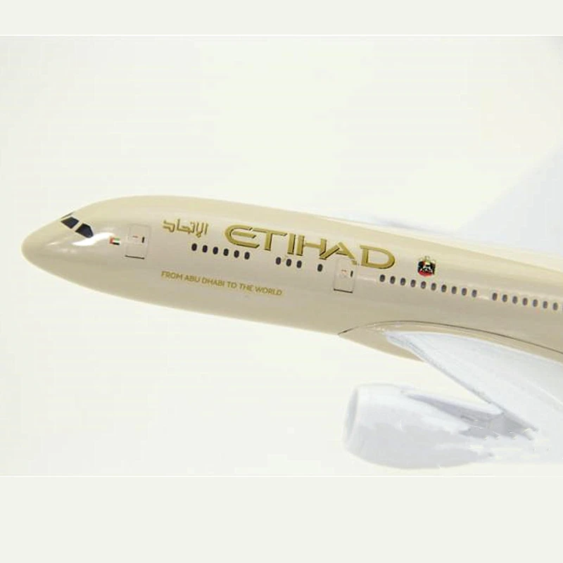18 см Boeing B787 Etihad модель самолета из металлического сплава самолет модель игрушечный самолет детский подарок коллекционная