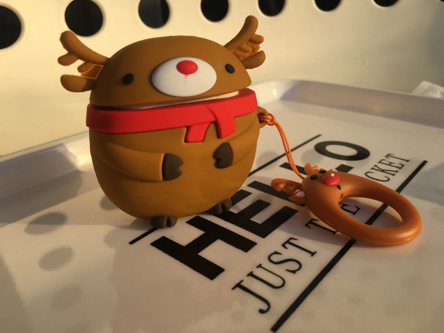 deer Милый мультфильм Рождественская елка Санта Снеговик Олень Мягкий силиконовый чехол для Apple Airpods чехол беспроводной Bluetooth наушники чехол Coque - Цвет: deer