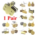 Велосипедные дисковые тормозные колодки, металлические золотые тормозные колодки для горных велосипедов SHIMANO AVID, ZOOM, 1 пара (2 шт.)