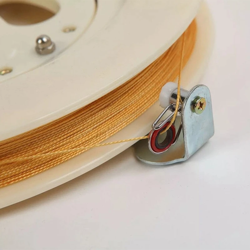 

18cm 200M Line Length White Reel Adult High End Silent Hand Held Reel with Line Flying Equipment Kite Reel