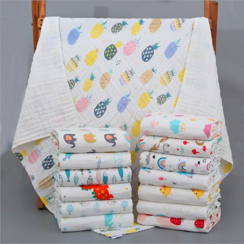 Детское одеяло из хлопка супер мягкое детское для новорожденных пеленка