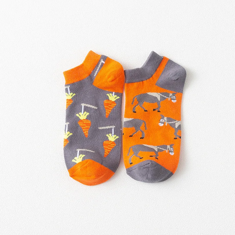 Новые осенние товары женские модные носки хлопковые Мультяшные персональные