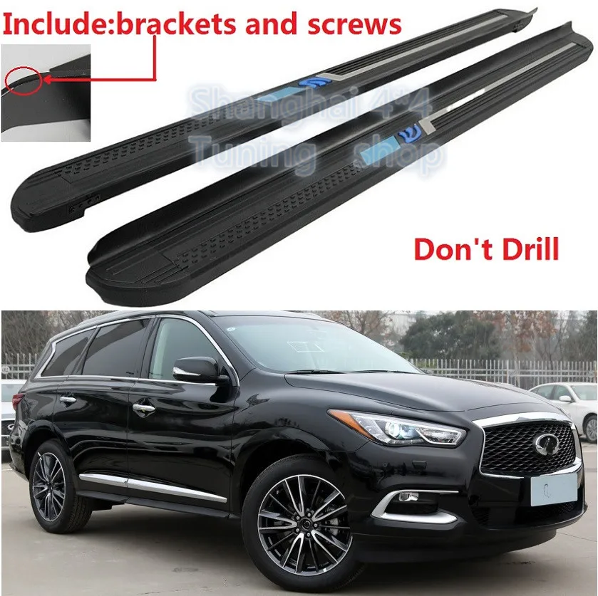 Новое поступление для Infiniti JX35 2013 QX60 2014 2015 2016 2017 2018 2019 2020 Бег подножка Nerf бар педали