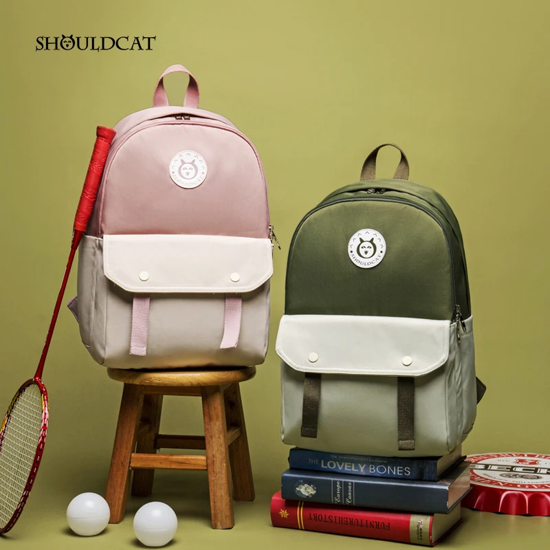 

Schoolbag Girls' Korean-Style Large Capacity Travel Simple Backpack Computer Backpack