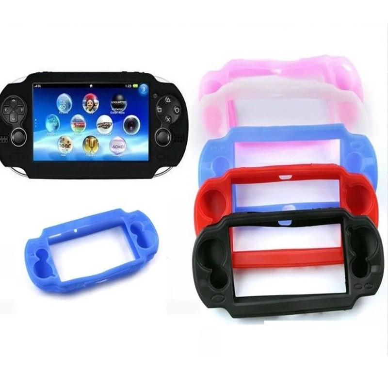 Мягкий силиконовый чехол для Sony PSV1000 PS Vita PSVita 1000 консоли защитный от