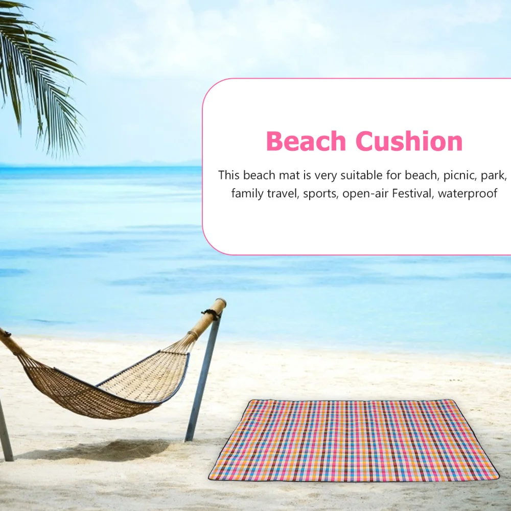 

Large Picnic Mat Beach Blanket Cushion Picnic Blanket for Outdoor Camping Park
