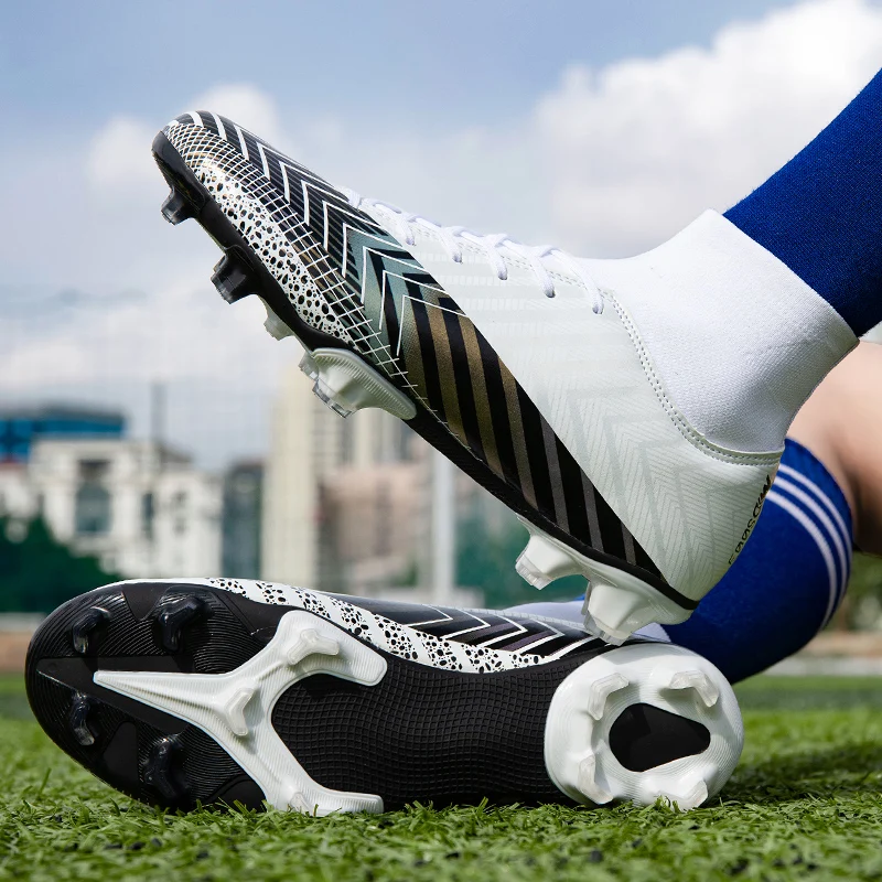 

Football Boots Men Professional Outdoor Original Adults Kids Cleats Hombre High Quality Fustal Soccer Footwear Sneakers