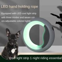 fashion hands free pet dog leash with poop bag 3 models 7 colors breathing light nylon pet dog leash lead walking traction rope