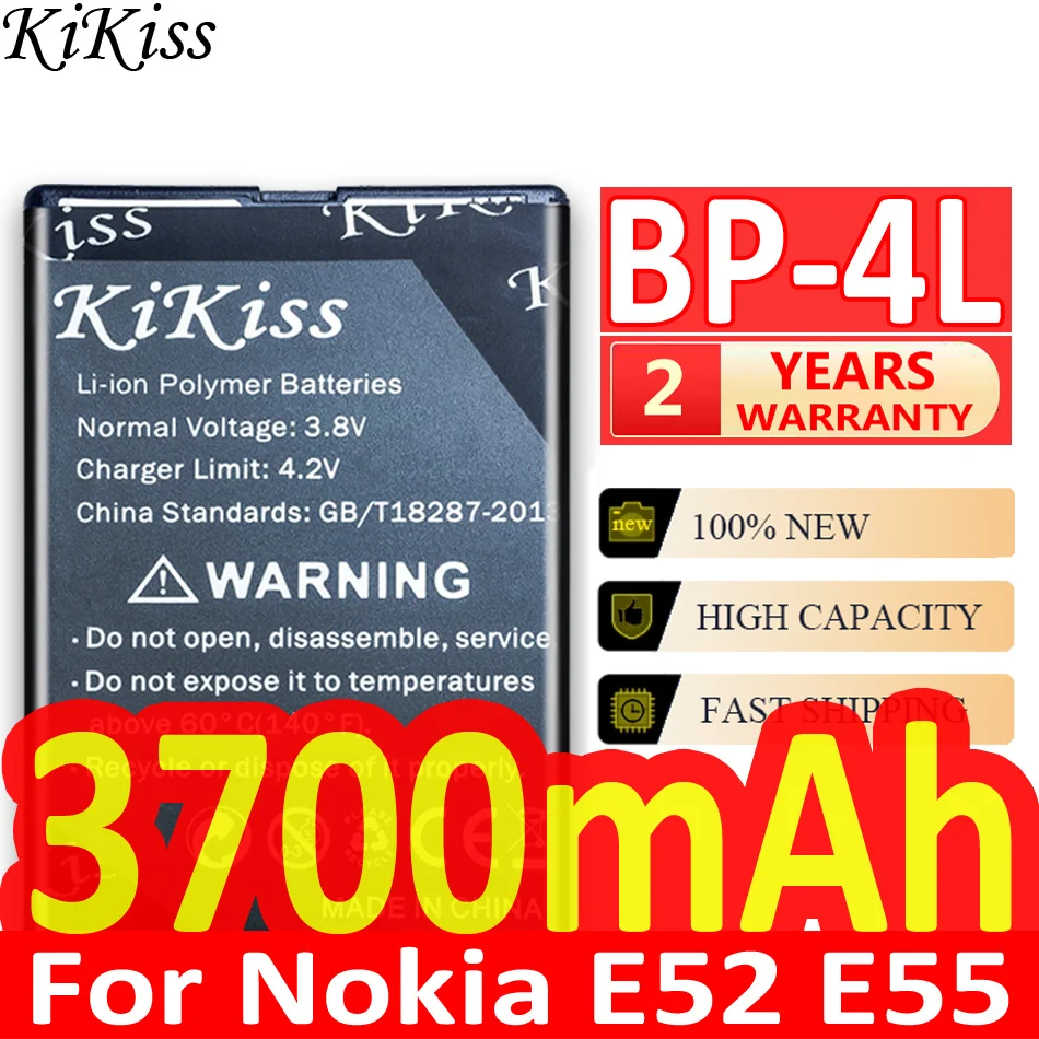 3700 мАч высокой Ёмкость BP-4L Батарея BP4L BP 4L батареи для Nokia N97i E71 E71x E73 E90 E90i N810 мА/ч. аккумулятор батареей