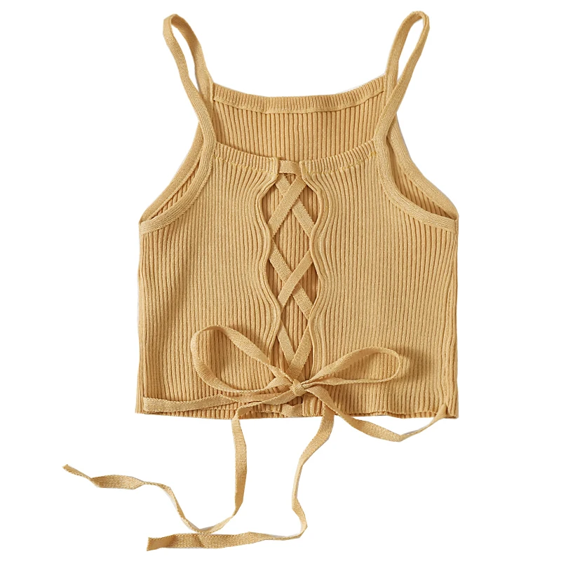 Женский топ на бретелях 2019 летний женский жилет бретельках с открытой спиной