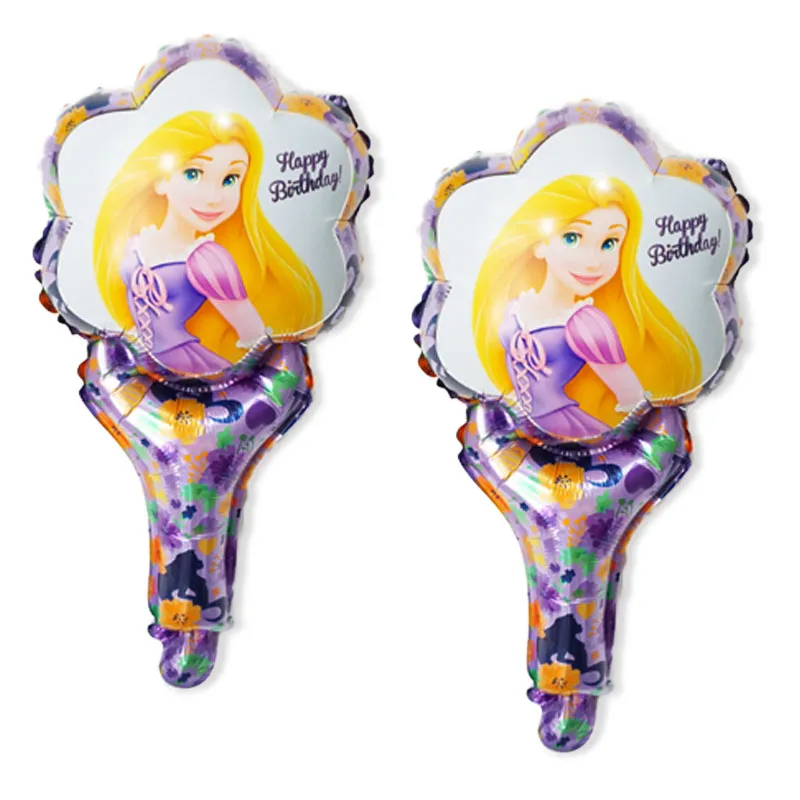 20pc hand rapunzel 20 шт стиль Рапунцель воздушный шар из фольги ручной аплодирующий Рапунцель воздушный шар с принцессой для девочек воздушные шары на день рождения - Цвет: 20pc hand rapunzel