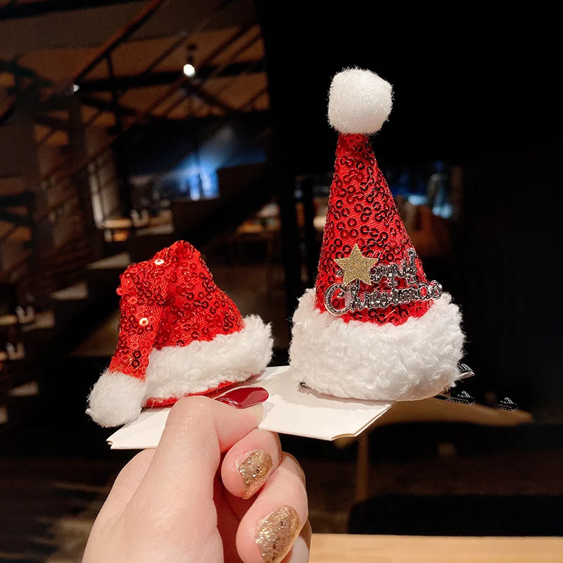 

Christmas Headband Santa Tree Elk Ears Ornaments Xmas Party Cosplay Christmas Decorations Hair Accessories for Girls Kids Gifts